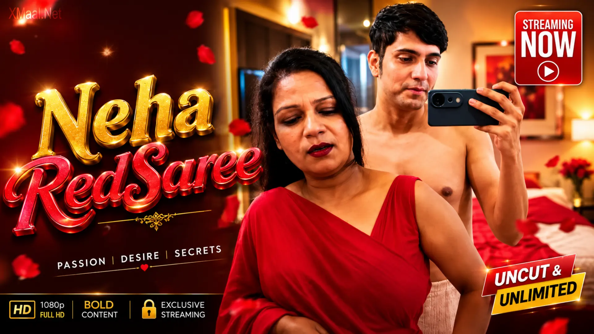Neha Red Saree